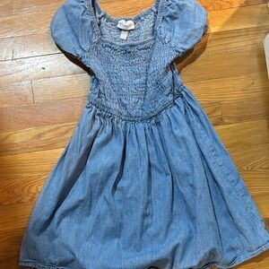 The Children's Place Light Blue Smocked Dress
